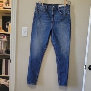 rag & bone Women’s Skinny Jeans in Medium Blue Wash